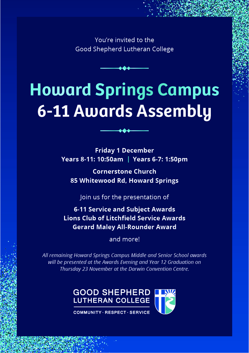 HSC 6-11 Awards Assembly flyer