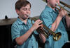 GSLC students playing brass instruments